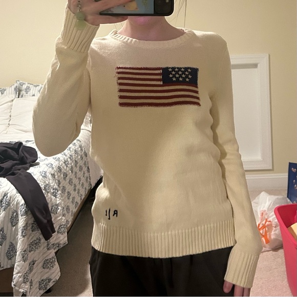 lauren ralph lauren american flag sweater - Picture 9 of 9